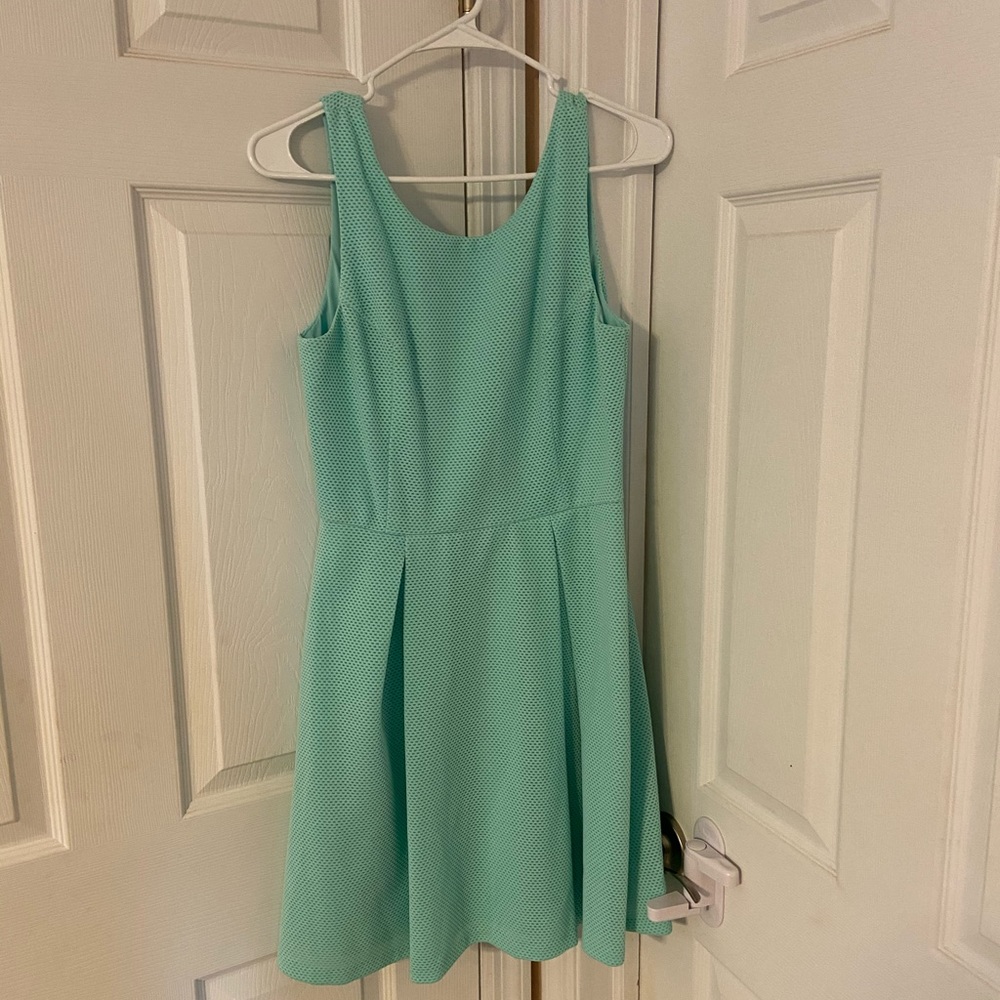 Bloomingdale’s Aqua Dress